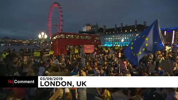 A kormány és a brexit ellen tüntettek Londonban A kormány és a brexit ellen tüntettek Londonban