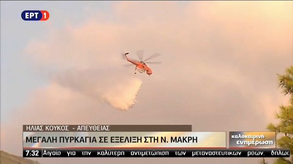 Grecia: due incendi (dolosi) nell'Attica Grecia: due incendi (dolosi) nell'Attica