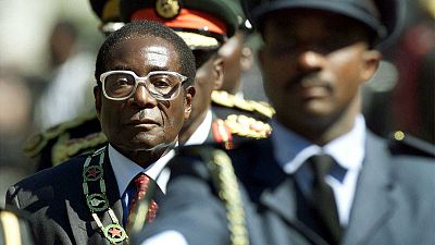 Robert Mugabe. Harare, le 20 juillet 2000