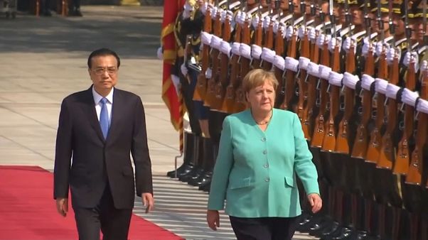 Hongkong und andere heikle Themen: Merkel in Peking Hongkong und andere heikle Themen: Merkel in Peking