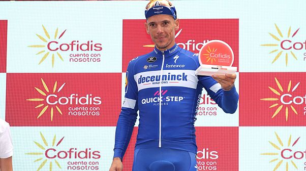 Philippe Gilbert, vincitore della 12.tappa della Vuelta. Philippe Gilbert, vincitore della 12.tappa della Vuelta.