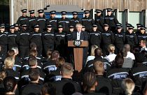 Britain's Prime Minister Boris Johnson, makes a speech during a visit to West Yorkshire, Britain September 5, 2019