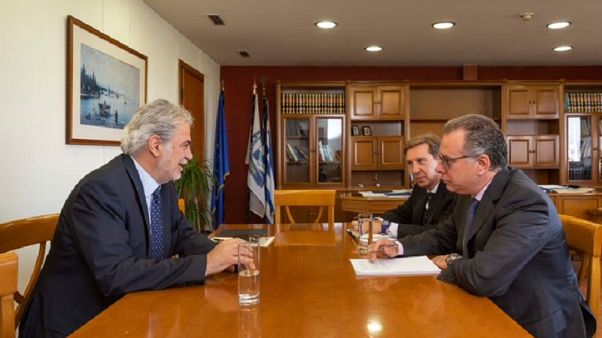Συνάντηση Κουμουτσάκου - Στυλιανίδη για το μεταναστευτικό Συνάντηση Κουμουτσάκου - Στυλιανίδη για το μεταναστευτικό