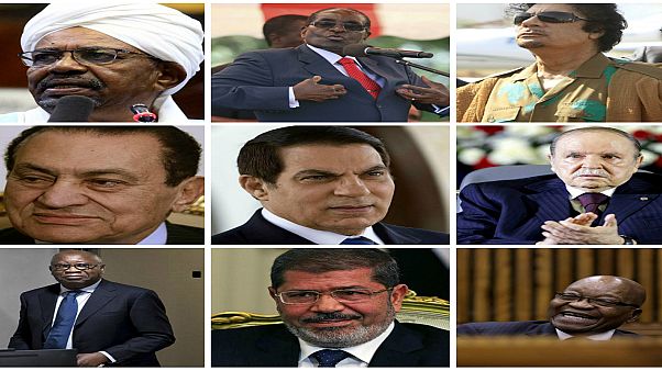 القذافي ومبارك والبشير ومرسي وغيرهم.. من هم الرؤساء الأفارقة الذين اضطروا للتخلي عن السلطة منذ 2010 القذافي ومبارك والبشير ومرسي وغيرهم.. من هم الرؤساء الأفارقة الذين اضطروا للتخلي عن السلطة منذ 2010