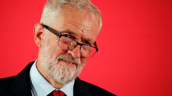 Britain's opposition Labour Party leader Jeremy Corbyn listens during a shadow cabinet meeting in Salford, Britain, September 2, 2019. Britain's opposition Labour Party leader Jeremy Corbyn listens during a shadow cabinet meeting in Salford, Britain, September 2, 2019.