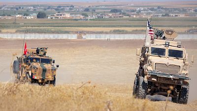 Közös amerikai-török járőrözés Északkelet-Szíriában