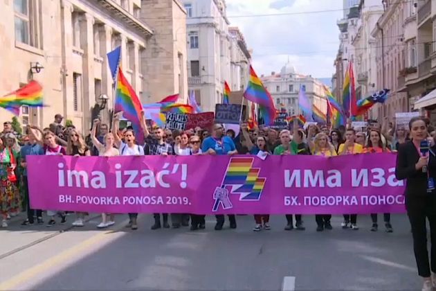 Primo gay pride a Sarajevo