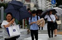 На Японию обрушился тайфун "Факсай". Есть пострадавшие