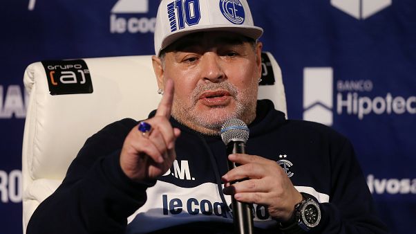 Gimnasia La Plata: presentato Diego Armando Maradona Gimnasia La Plata: presentato Diego Armando Maradona