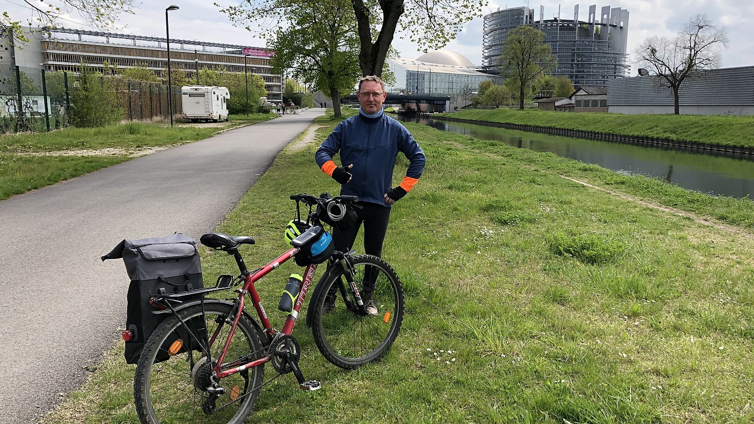 On two wheels between the two seats of the EU Parliament | Part one On two wheels between the two seats of the EU Parliament | Part one