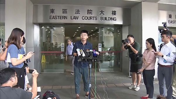 Studentenführer Joshua Wong (22) aus Hongkong in Berlin Studentenführer Joshua Wong (22) aus Hongkong in Berlin