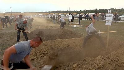 How do you dig the perfect grave? Hungarian gravediggers will show you