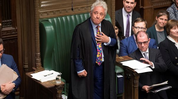 John Bercow, presidente de la Cámara de los Comunes, en la última sesión John Bercow, presidente de la Cámara de los Comunes, en la última sesión