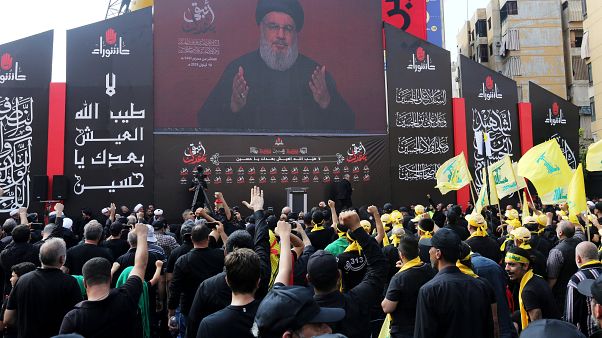 الأمين العام لحزب الله اللبناني حسن نصر الله الأمين العام لحزب الله اللبناني حسن نصر الله