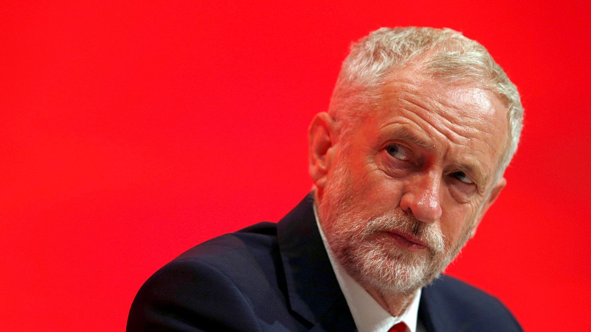 The Leader of Britain's opposition Labour Party, Jeremy Corbyn listens to a speech on the first day of the Labour Party conference, in Liverpool, Britain September 25, 2016. 