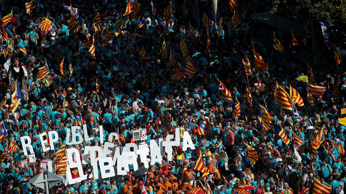 Diada 2019 | La manifestación de la división interna del secesionismo catalán