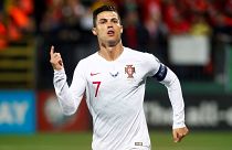 Cristiano Ronaldo: poker di gol. (Vilnius, 10.9.2019)