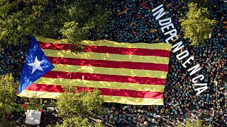 Каталония: манифестация сепаратистов