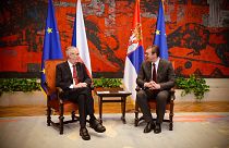 Czech president stirs anger after asking if he can withdraw recognition of an independent Kosovo