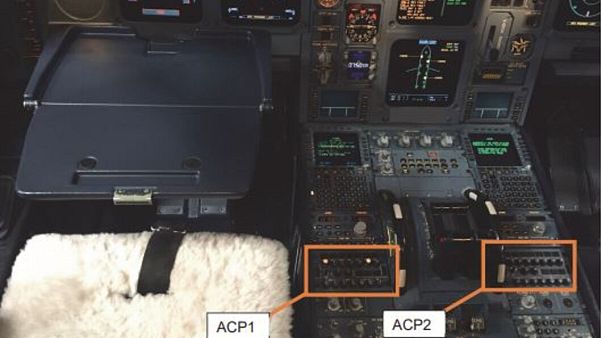 Example of the location of audio control panels that failed after coffee spill Example of the location of audio control panels that failed after coffee spill