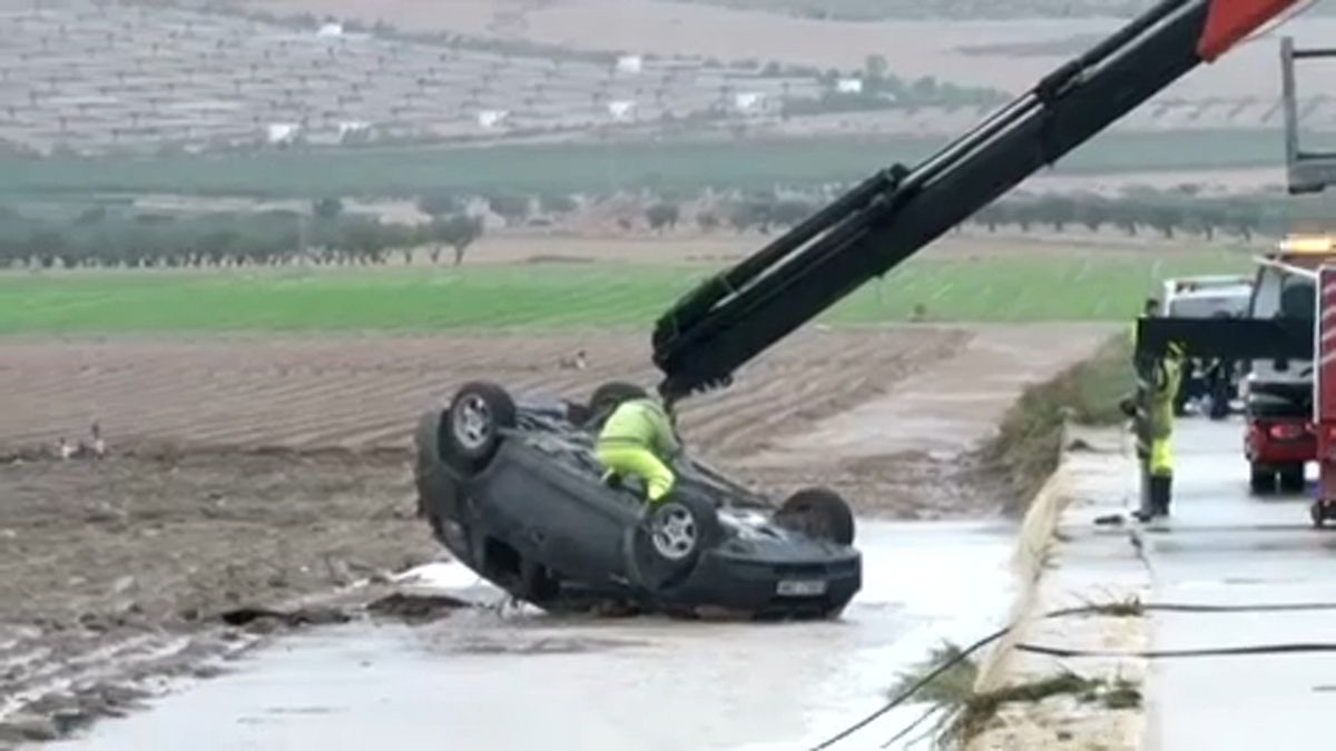 Сильнейшее наводнение на юго-востоке Испании