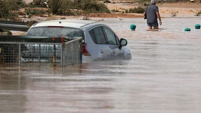Chuvas torrenciais em Espanha fazem cinco mortos