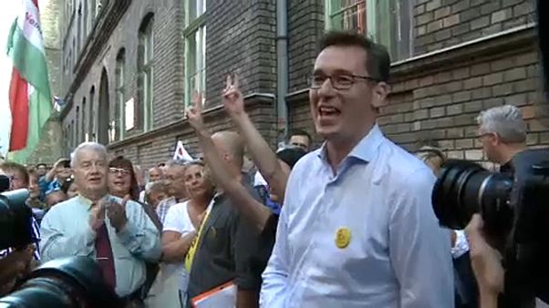 Ellenzéki tüntetés Budapesten Ellenzéki tüntetés Budapesten