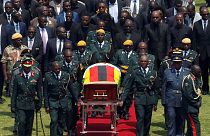 Robert Mugabe gyászszertartása