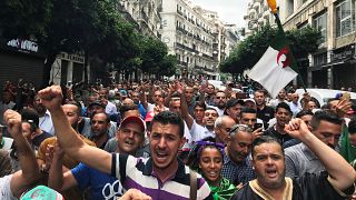 متظاهرون وسط العاصمة الجزائر يوم 2019/09/13. عبد العزيز بومزار/رويترز