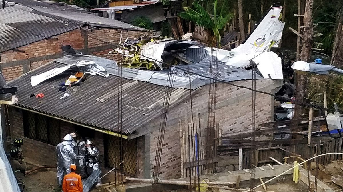 سقوط هواپیما در کلمبیا ۷ کشته برجای گذاشت