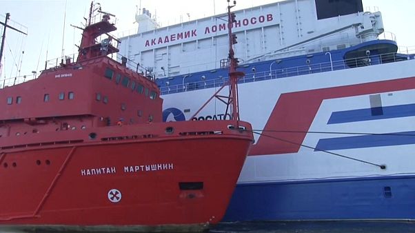 "Академик Ломоносов" прибыл "Академик Ломоносов" прибыл