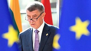  Czech Republic's Prime Minister Andrej Babis arrives to take part in a European Union leaders summit