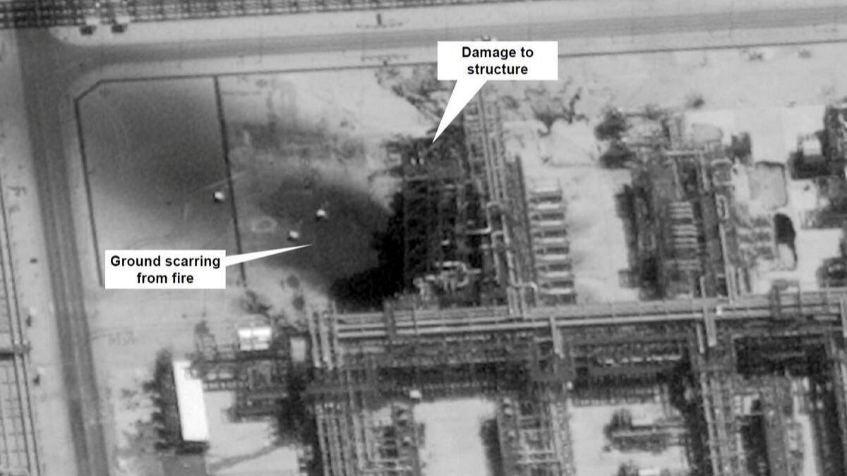 تصویر ماهواره‌ای از تاسیسات نفتی آرامکو عربستان سعودی