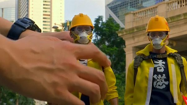 Spielzeughersteller dokumentiert Proteste in Hongkong im Kleinformat Spielzeughersteller dokumentiert Proteste in Hongkong im Kleinformat