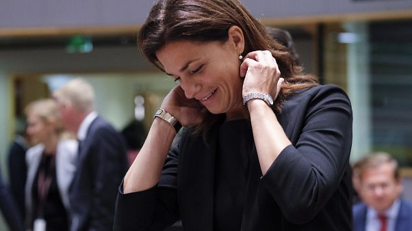 Varga Judit a brüsszeli meghallgatás előtt, 2019 szeptember 16-án Varga Judit a brüsszeli meghallgatás előtt, 2019 szeptember 16-án