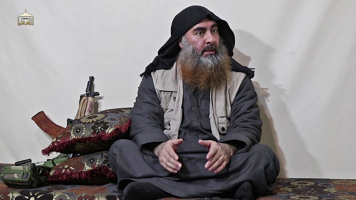 زعيك تنظيم "الدولة الإسلامية" داعش أبو بكر البغدادي.29/04/2019