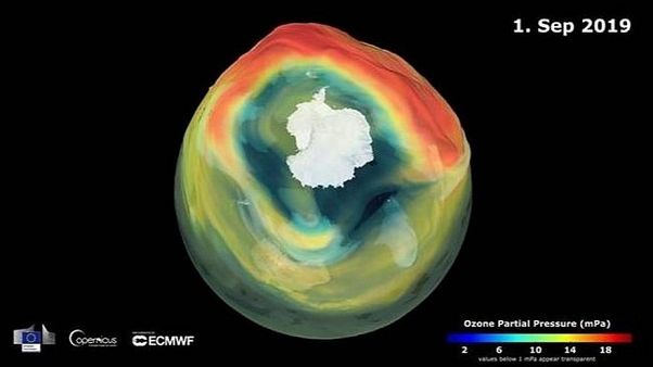 Ozonloch so klein wie seit 30 Jahren nicht - auch dank Klimaschutz Ozonloch so klein wie seit 30 Jahren nicht - auch dank Klimaschutz