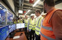 Ο πρωθυπουργός Κυριάκος Μητσοτάκης σε μονάδα επεξεργασίας αστικών στερεών αποβλήτων στο Ελευθεροχώρι Δωδώνης