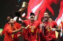 Spain celebrates World Cup basketball victory