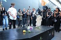 Black is back in for fashion funeral at final day of Fashion Week