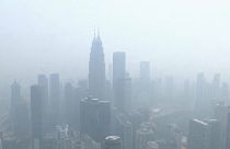 Густой смог над Куала-Лумпуром