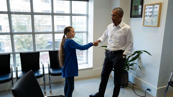 Obamával találkozott Greta Thunberg Obamával találkozott Greta Thunberg