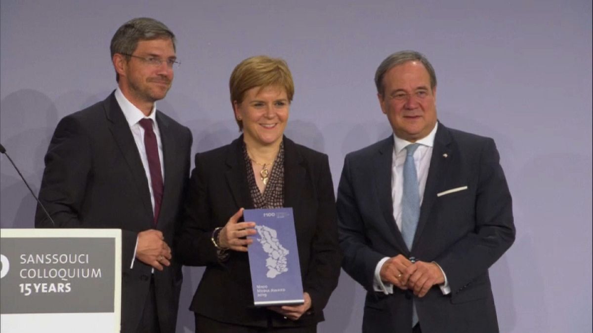 Scotland's Nicola Sturgeon gets award for being 'voice of reason' on Brexit