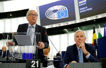 Jean-Claude Juncker et Michel Barnier