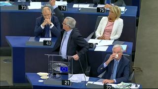 Video: Brexit provoziert Schrei-Gefechte im Europäischen Parlament