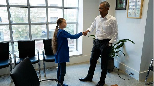 Barack Obama zu Greta Thunberg: "Du und ich, wir sind ein Team" Barack Obama zu Greta Thunberg: "Du und ich, wir sind ein Team"