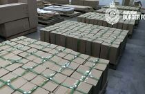 صورة للمخدرات المضبوطة نشرتها قوات حرس الحدود الأسترالية