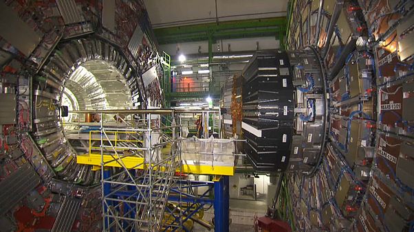 Le Grand collisionneur de hadrons, au CERN. Le Grand collisionneur de hadrons, au CERN.
