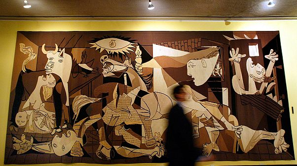 El tapiz de " el Guernica" en la ONU El tapiz de " el Guernica" en la ONU