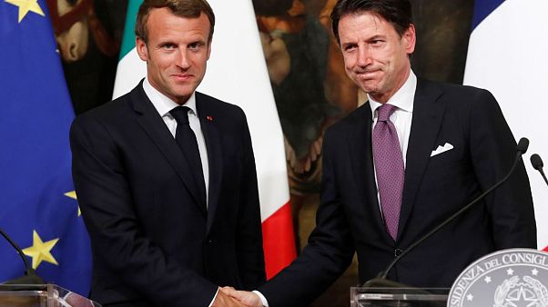 Macron y Conte, reencuentro tras meses de profunda crisis franco-italiana Macron y Conte, reencuentro tras meses de profunda crisis franco-italiana